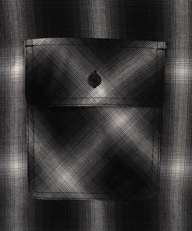 WEGO 【ユニセックス着用ITEM/SMLサイズ展開】オンブレチェックシャツ（LS） 柄1