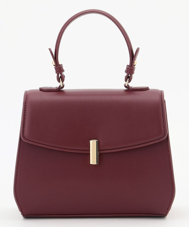 組曲 【加藤ローサさん着用】トップハンドル ハンドバッグ ワイン系