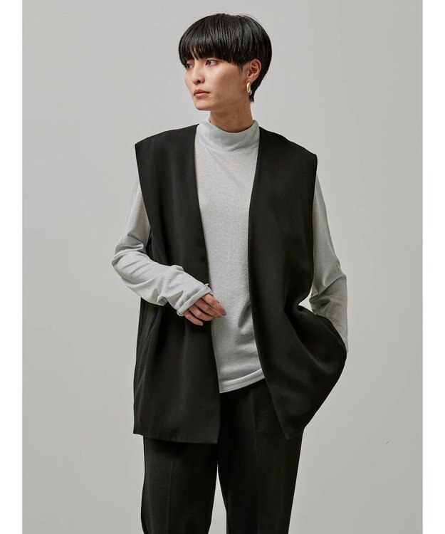 AMERICAN HOLIC ニュアンスベスト／ＰＲＥＭＩＵＭ Black