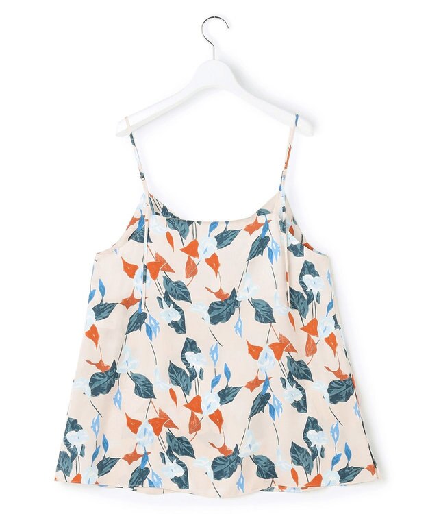 23区 【先行予約】カラーリリープリント キャミソールブラウス ベージュ系