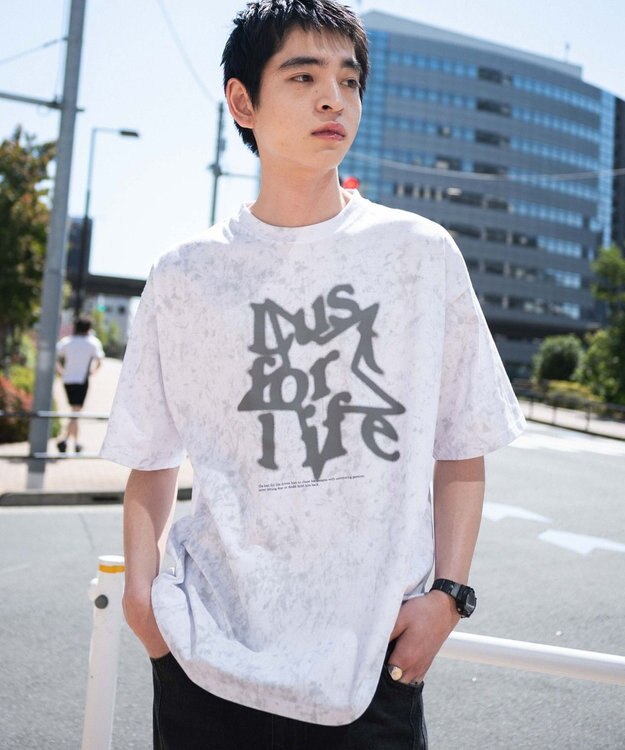 WEGO スノーパターングラフィックT（SS） ホワイト