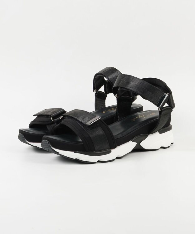 BONTRE 【pied du lapan/ピエドラパン】ベルクロスポーツサンダル/50721ZI ブラック