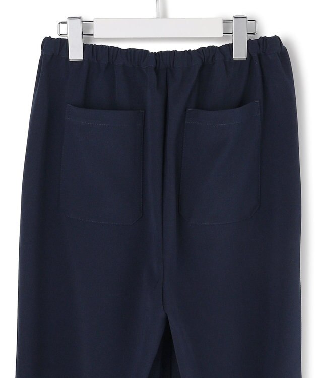 J.PRESS YORK STREET 【WOMEN】ジャージーライクツイル イージーパンツ ネイビー系
