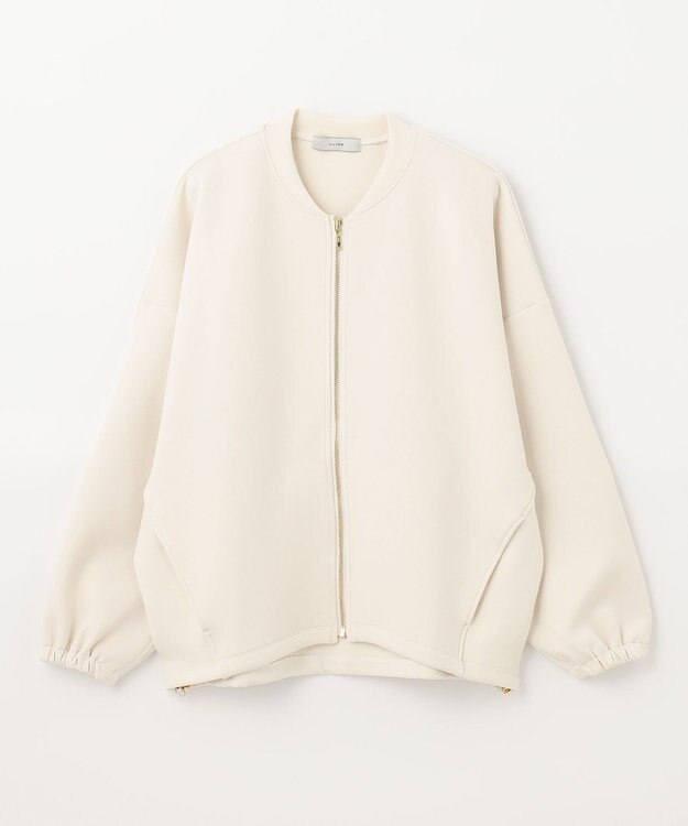 ANY 【洗える】ライトウエイト ジップブルゾン ベージュ