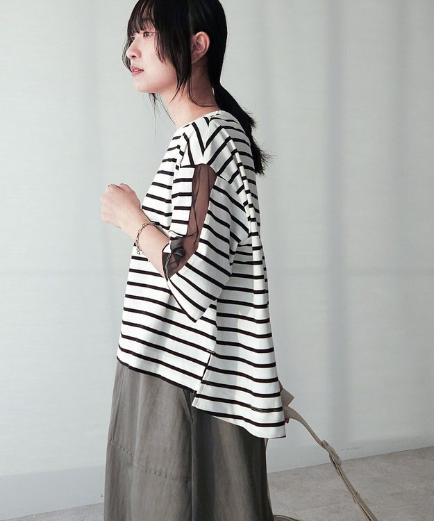 Green Parks 今年っぽチュールドッキングプルオーバー Border