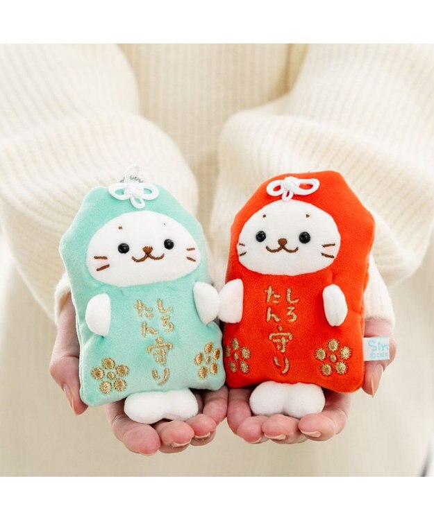 Mother garden しろたん お守りキーホルダー 《赤》  単品 赤