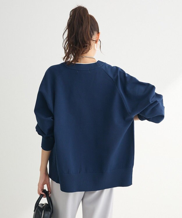 Green Parks スポンディッシュＶネックカーディガン Navy