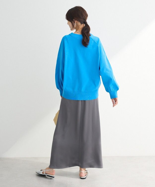 Green Parks スポンディッシュＶネックカーディガン Blue