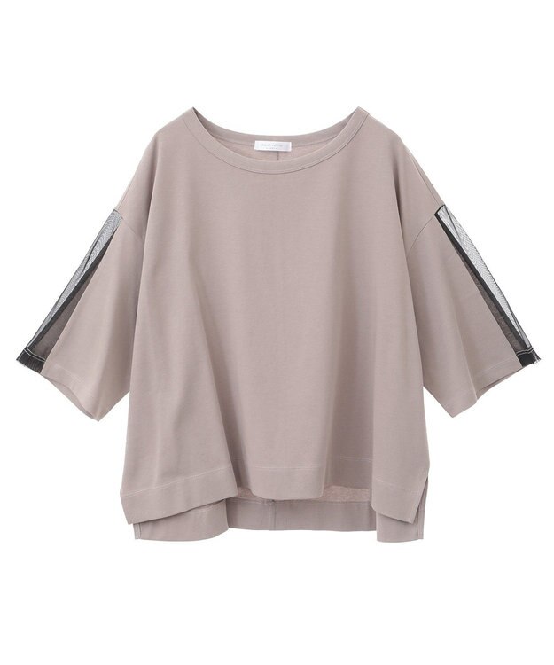 Green Parks 今年っぽチュールドッキングプルオーバー Gray Beige