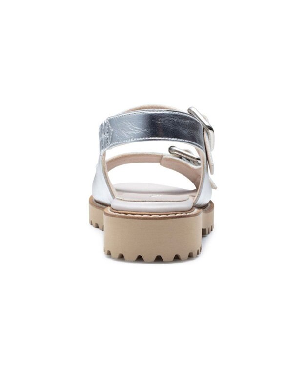 REGAL FOOT COMMUNITY 【リーガルレディース】F28R ダブルバックルサンダル サンダル シルバー