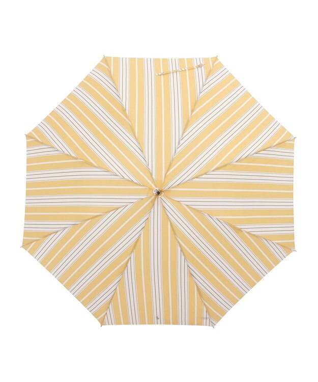MOONBAT POLO RALPH LAUREN(ポロ ラルフローレン) 長傘 ソフトストライプ ポロポニー ワンポイント レモンイエロー