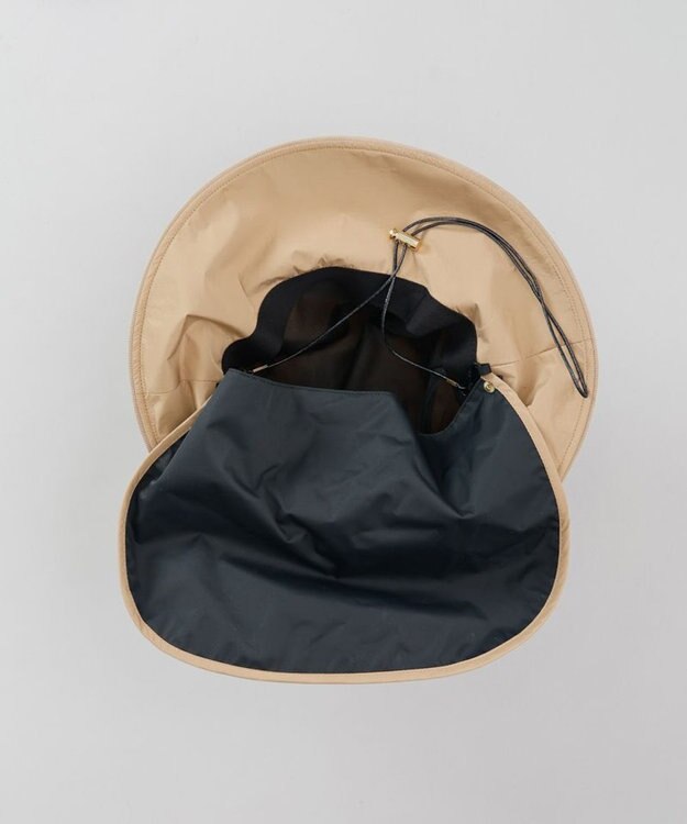 AURORA 【 Beaurance （ビューランス）】サマーシールドタレ付きはっ水クロッシェハット ライトベージュ