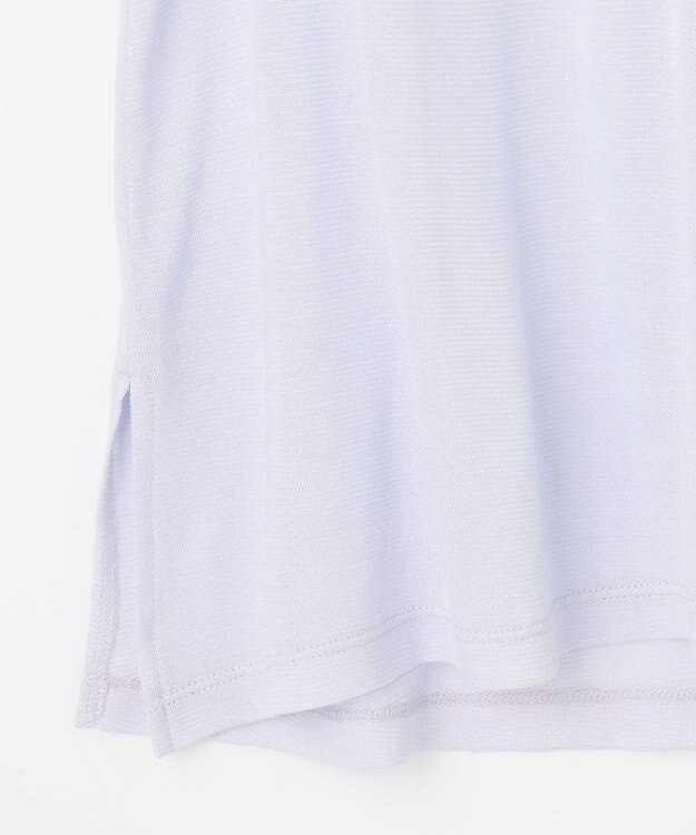 J.PRESS LADIES L 【洗える】ミラノ風天竺シアー カーディガン ライトサックス系