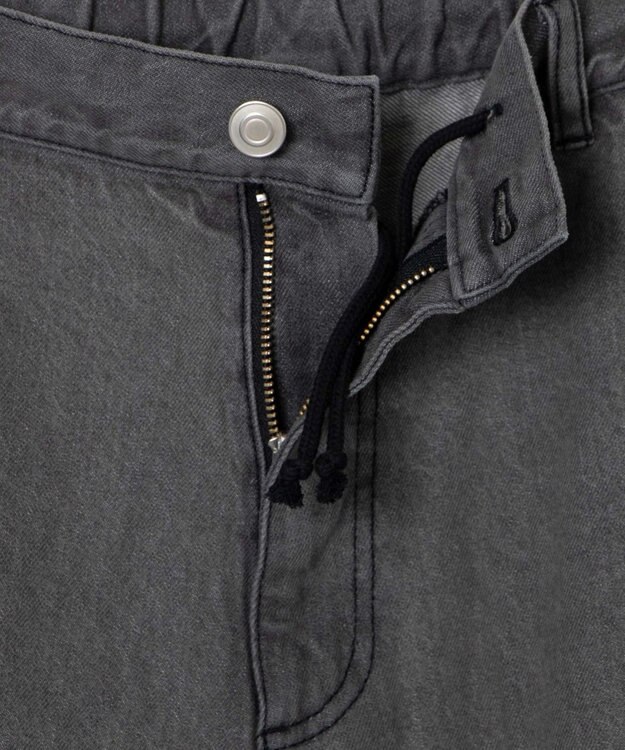 WEGO デニムイージーワイドパンツ グレー