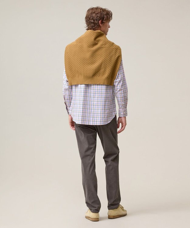 J.PRESS MEN 【SOMELOS / ソメロス】コットンオックス マルチチェックシャツ / B.D. ピンク系3