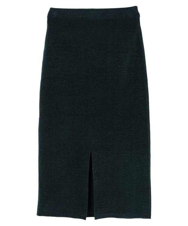 CRAFT STANDARD BOUTIQUE シェニールヤーンニットスカート Green