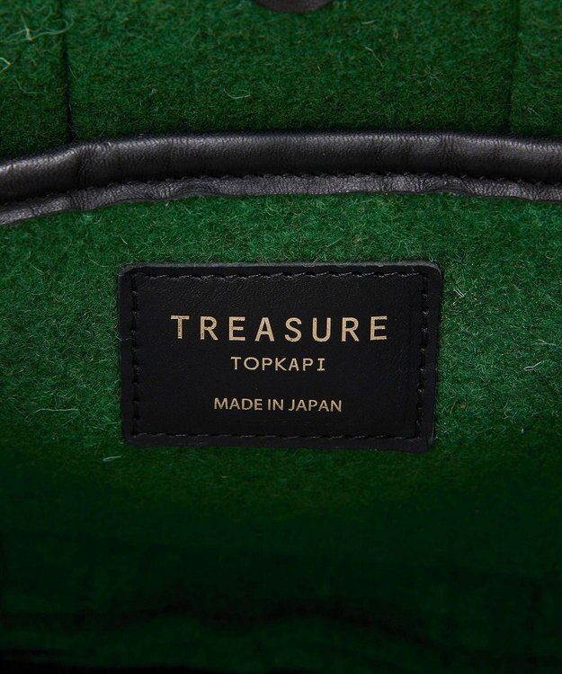 TOPKAPI 【TREASURE TOPKAPI】イタリアンフェルト テープコンビ 2way トートバッグ 2023 グリーン