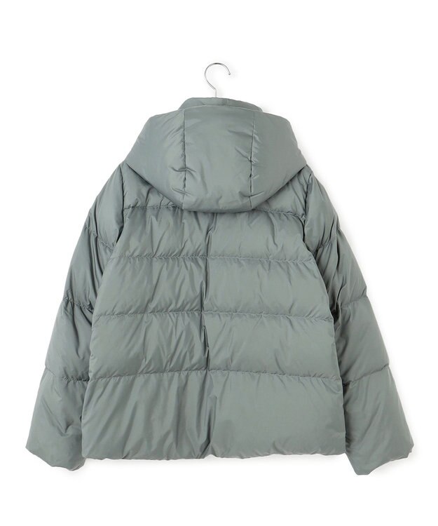 23区 L 【洗える/撥水加工】シレータフタ コンパクト ダウンコート モスグリーン系