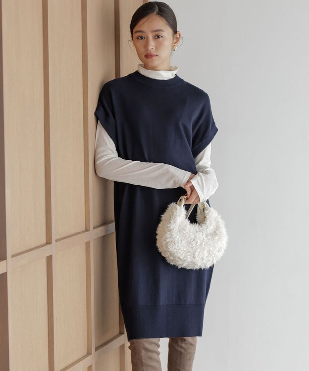 組曲 【加藤ローサさん着用】キャットショルダー バッグ アイボリー系