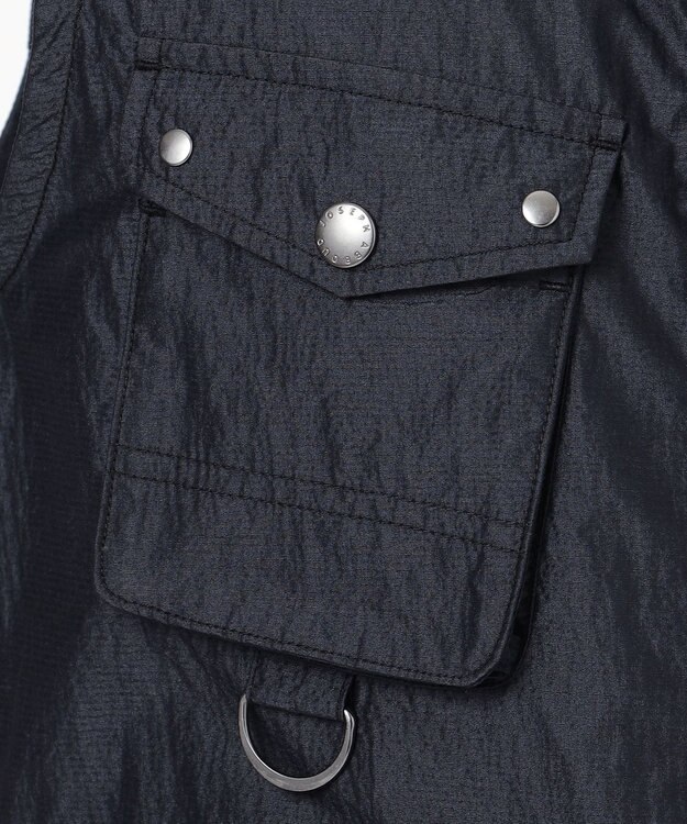 JOSEPH ABBOUD MOUNTAIN リップルサッカー ネイビー系