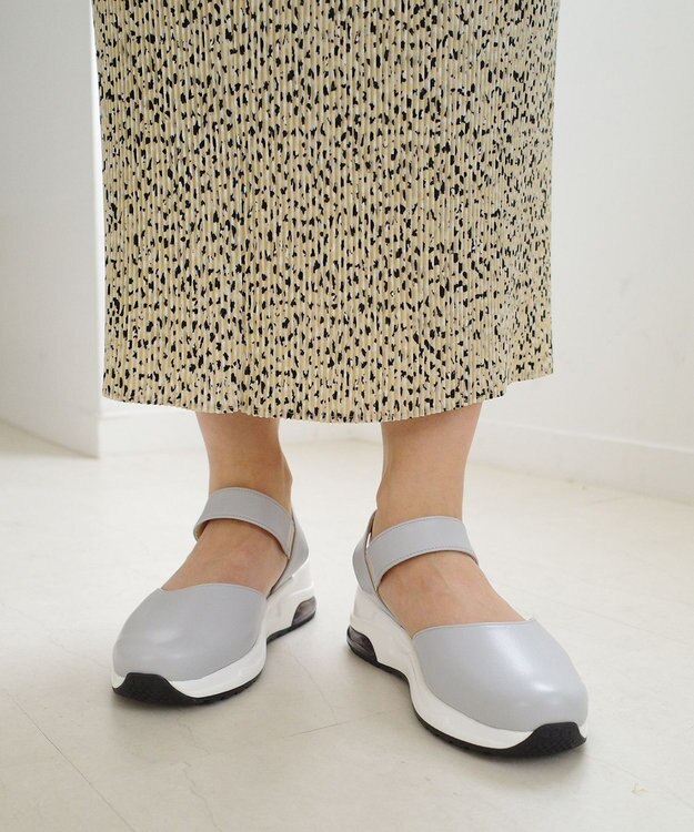 Pointer 日本製 本革スポーツサンダル サマーグレー