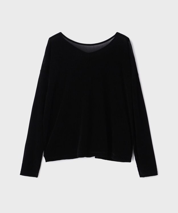 GRACE CONTINENTAL フロッキーオーバーカットトップ ブラック