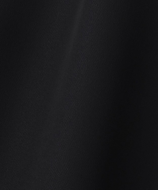 自由区 L 【17号サイズまで展開】フラワーレースダブルクロス ワンピース ブラック