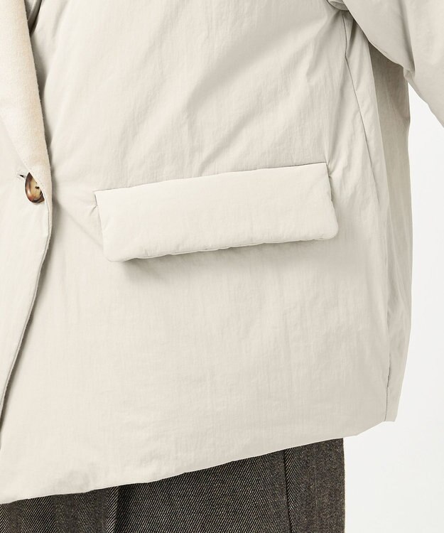 23区 【GOLD LABEL】ナイロンタフタ ダウンコート ベージュ系