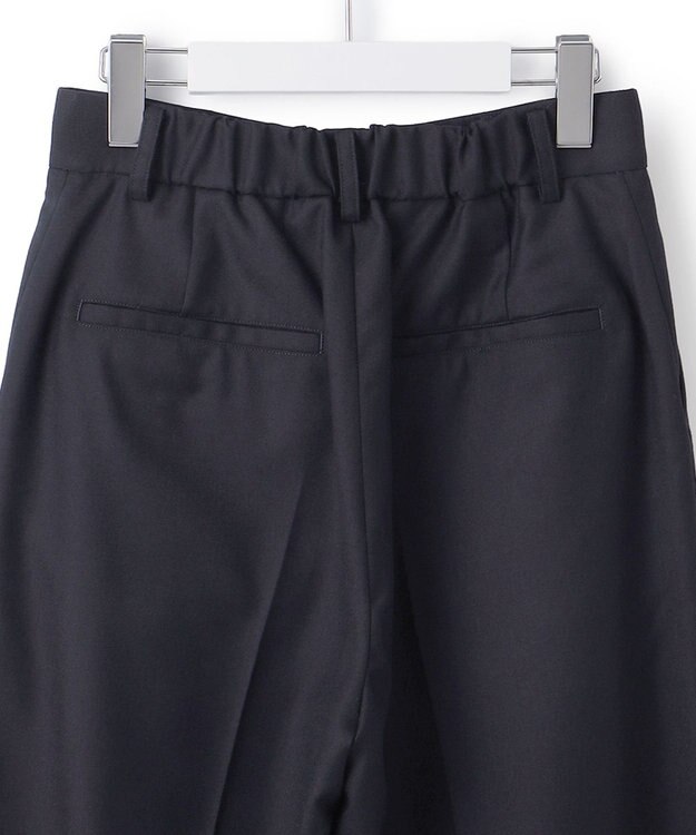 23区 【セットアップ対応】TWサキソニー タックワイド パンツ ネイビー系