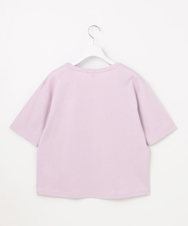 J.PRESS LADIES L 【洗える】フライスジャージー カットソー ラベンダー系