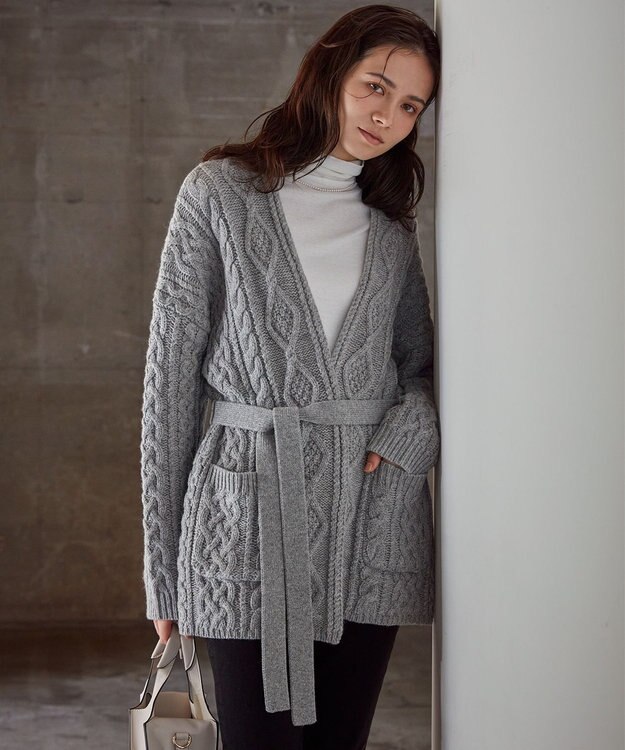 23区 【SLOW/一部店舗限定】フラッフィコットン タートルネックカットソー ホワイト系