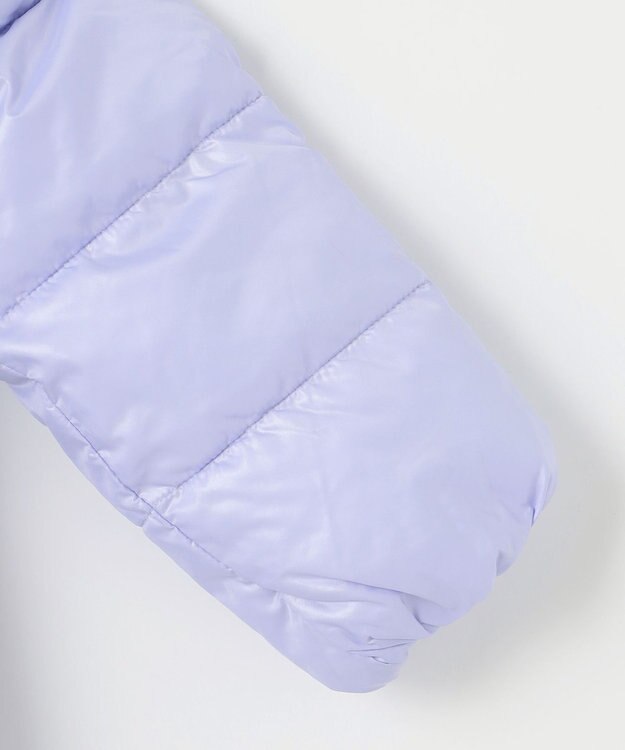 ANY KIDS 【洗濯機OK】中綿 Aライン コート サックスブルー