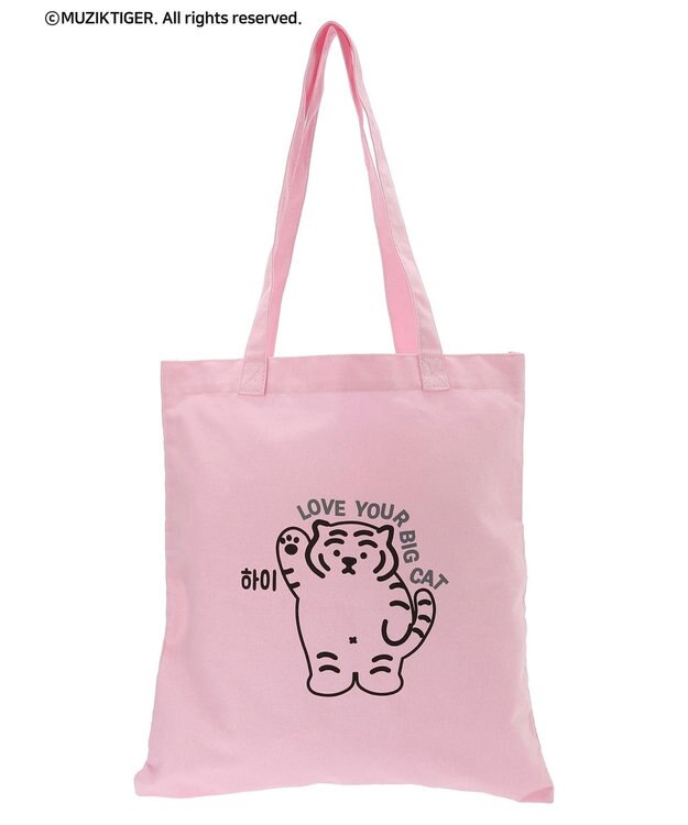 Green Parks ムジークタイガー／カラフルトートＢａｇ Pink