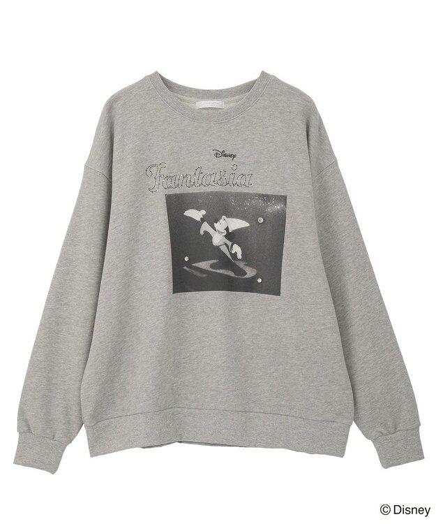 Green Parks ＦＡＮＴＡＳＩＡ／モノクロフォトプリントスウェット Gray Mixture