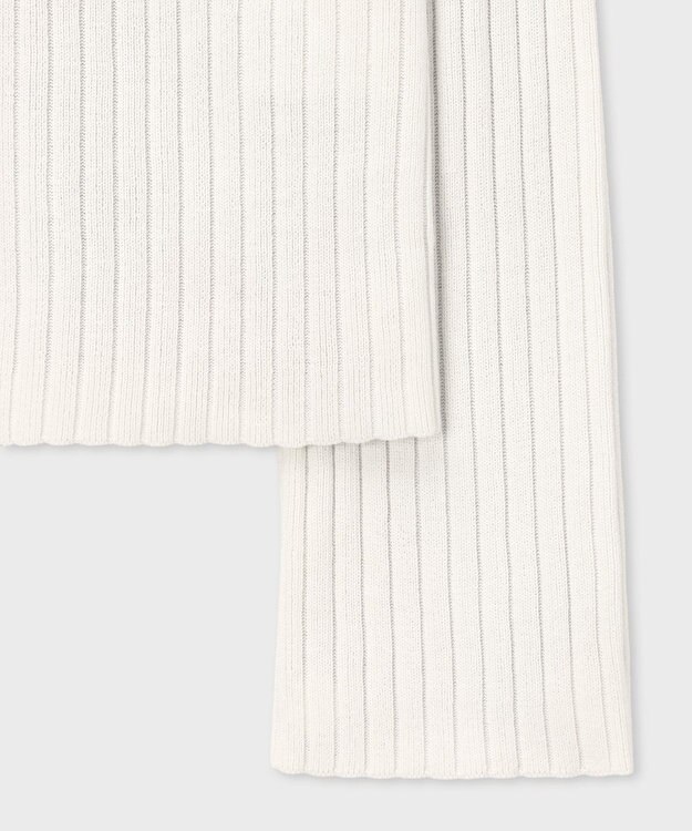 Paul Smith バイカラー スリット カーディガン オフホワイト