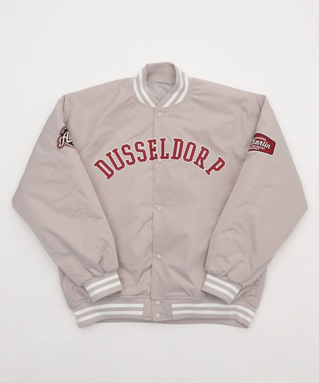 WEGO 【ユニセックス着用ITEM】グラフィックパファースタジャン グレー