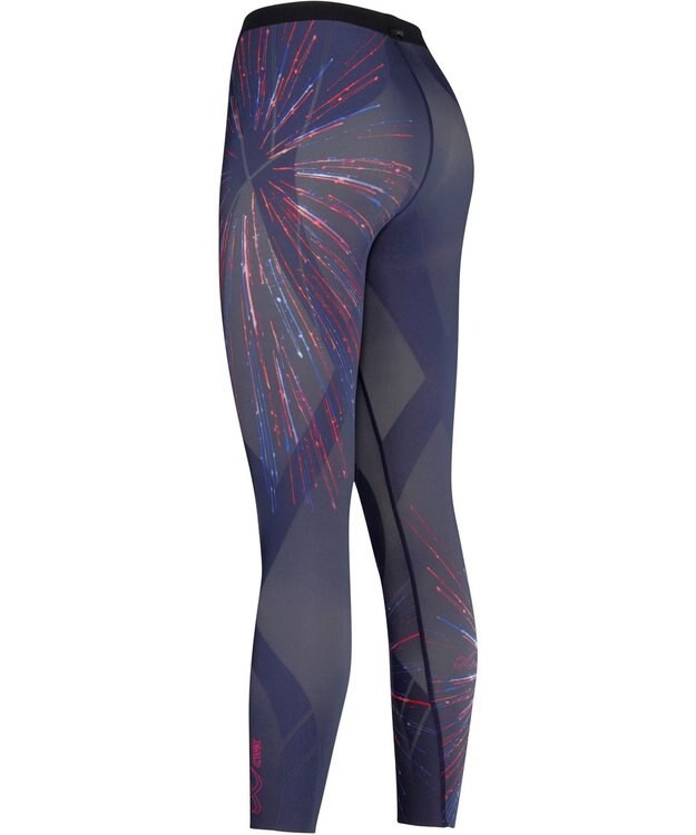 CW-X 【WOMEN】 スポーツタイツ 下半身フルサポート ジェネレーターモデル2.0 吸汗速乾 抗菌防臭 HZY399 /ワコール レッド