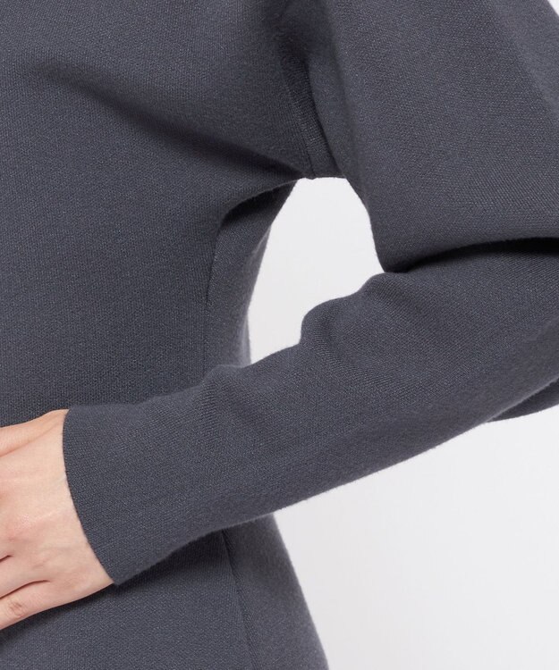 uncrave シルキーニット ワンピース（uncrave WHITE） スレート