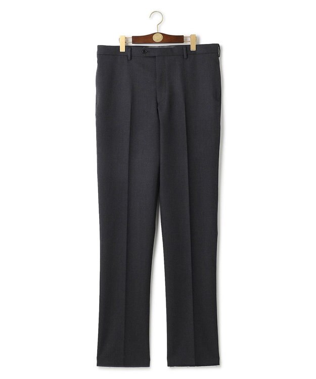 J.PRESS MEN 【KING SIZE】トリートメントウール キャバルリーツイル スラックス グレー系