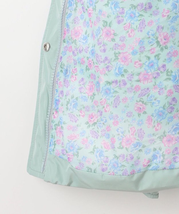 ANY KIDS 【洗濯機OK】中綿リボンコート ミント