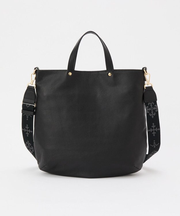 russet ソフトレザー 2WAYトートバッグ(CE-1611) Black