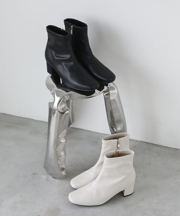 Green Parks ＲＵＰＩＳ．ストレッチブーツ Ivory