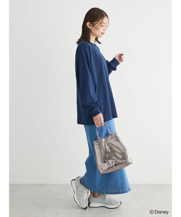 Green Parks Ｄｉｓｎｅｙ／バックプリント刺繍ロンＴＥＥ Navy