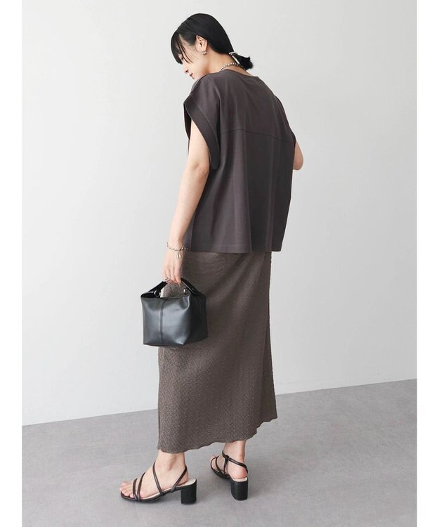 Green Parks ・Ｒａｙ　Ｃａｓｓｉｎ　フクレジャカードナロースカート Gray