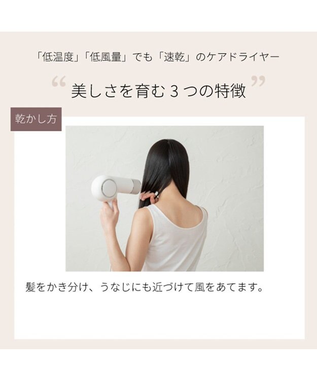 YAMATO テーブル＆キッチン 【TWINBIRD】ケアドライヤー  ホワイト  TB-G008JPW ホワイト