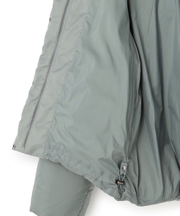 23区 L 【洗える/撥水加工】シレータフタ コンパクト ダウンコート モスグリーン系