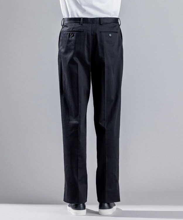 JOSEPH HOMME スムースサテンストレッチ / HARRY ブラック系