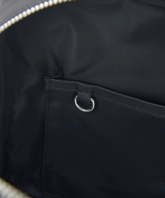 TOPKAPI 【Breath TOPKAPI】PRIM プリム ナイロン ラウンドスクエア ボストン トートバッグ チャーム付き　A4 / 軽量 ブラック