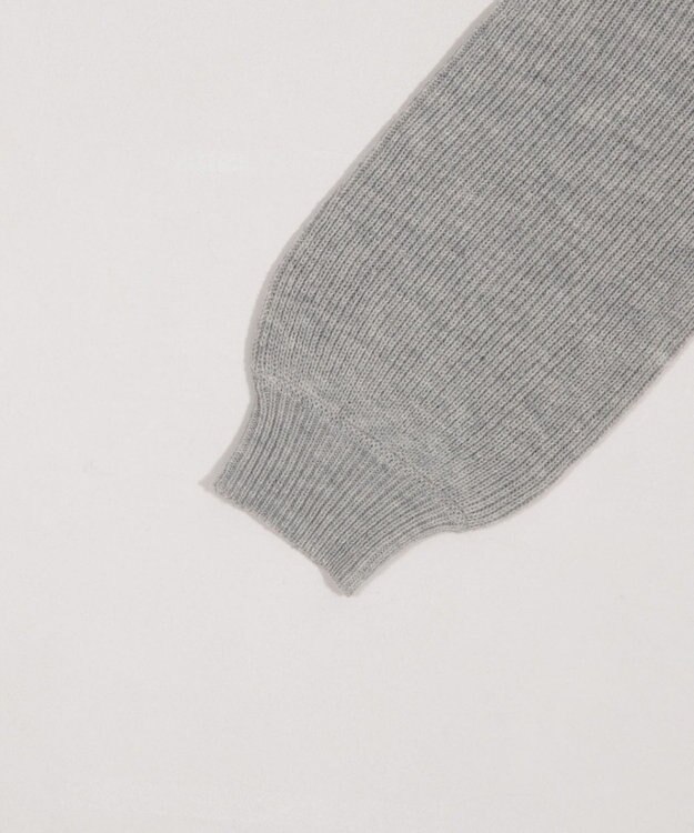 WEGO NEWYORKハーフジップニット 杢グレー