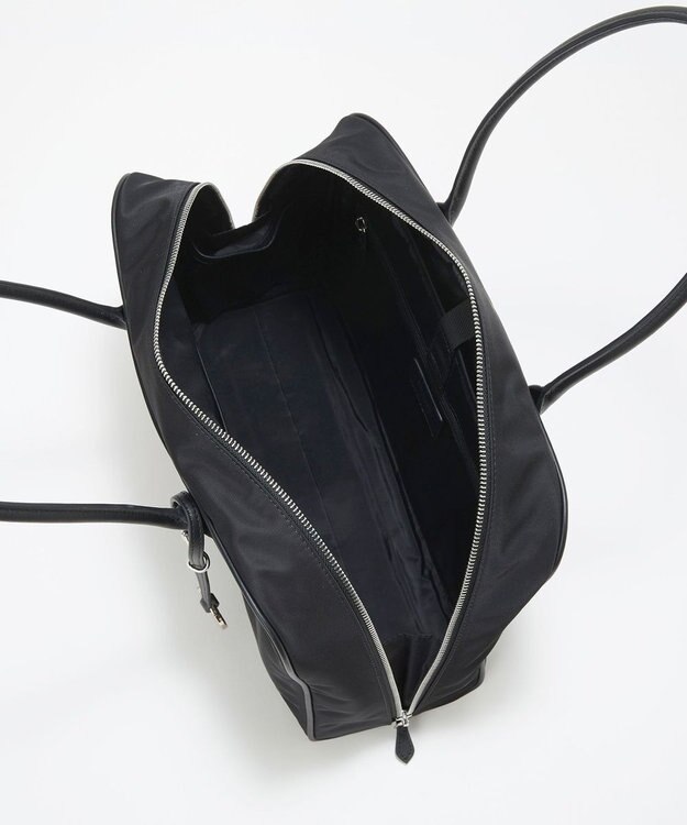 TOPKAPI 【Breath TOPKAPI】PRIM プリム ナイロン ラウンドスクエア ボストン トートバッグ チャーム付き　A4 / 軽量 ブラック